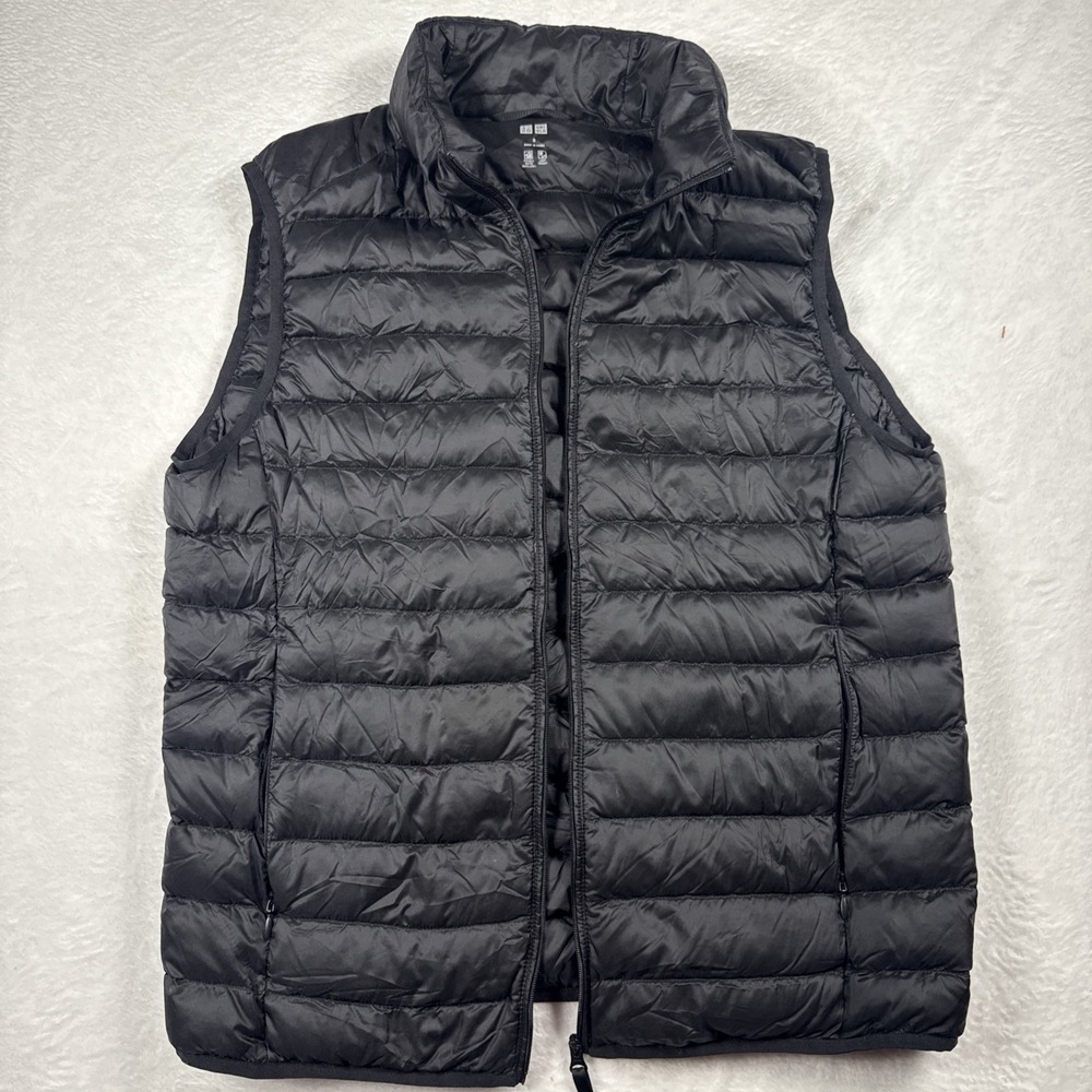 Uniqlo Ultra Light Down Vest Women S Black Packable Puffer Water Repellent